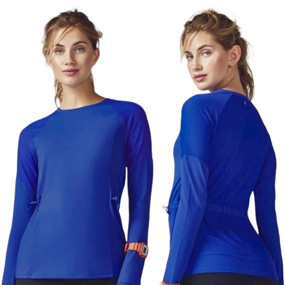 Fabletics Lana Long Sleeve Top Cobalt Blue